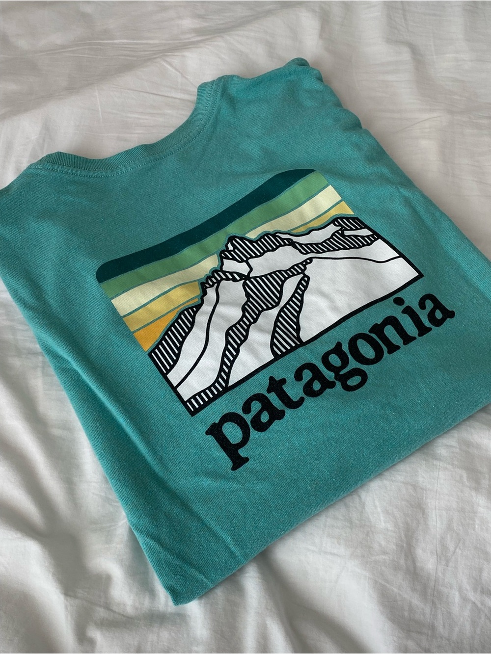 Patagonia Unisex Line Logo Ridge Pocket Responsibili-Tee - Size: Small